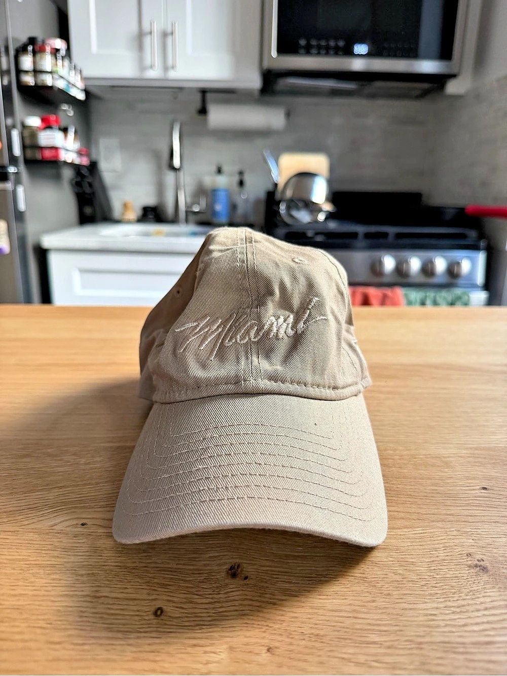 New Era Miami Script 9TWENTY Adjustable Hat Brown